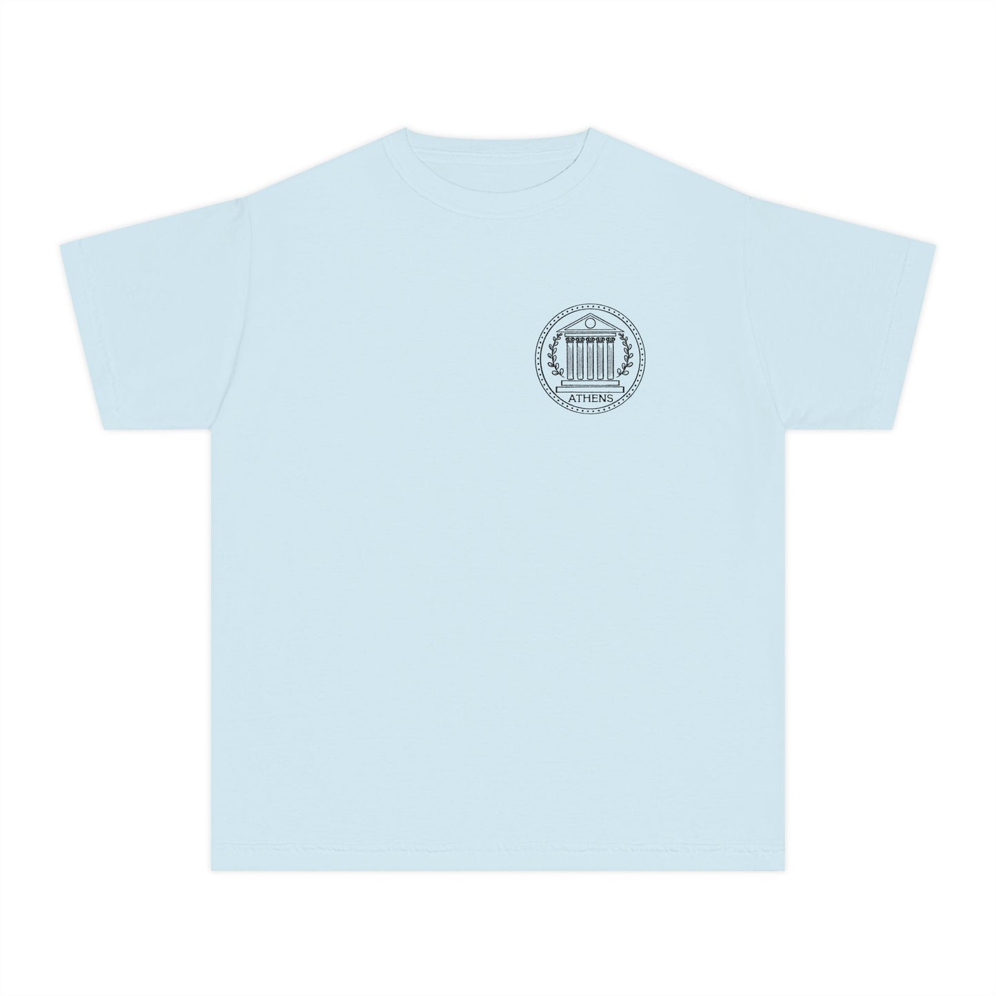 Athens Vintage Stamp Local Landmark Youth Graphic Shirt