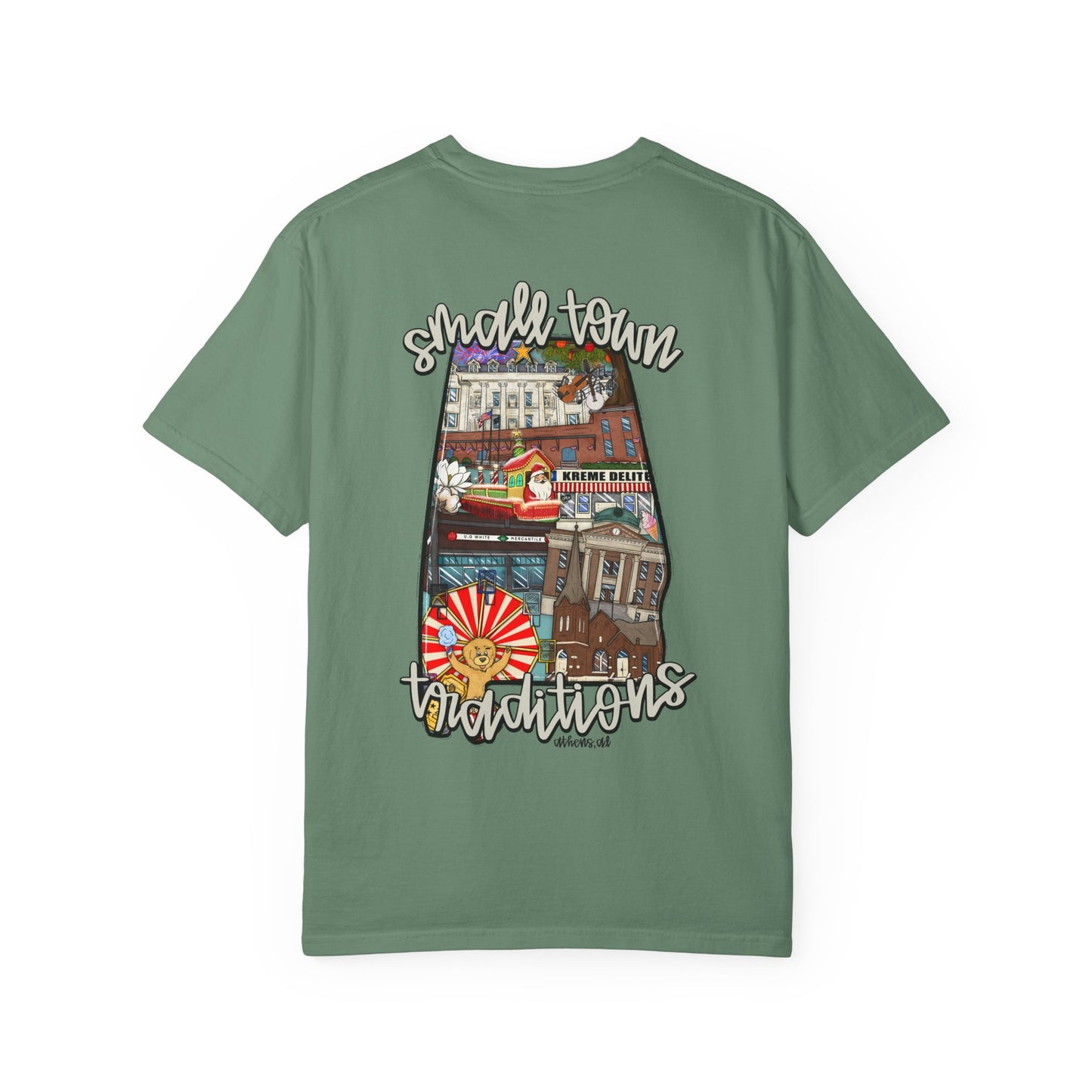 Small Town Traditions Athens, Alabama Graphic Tee