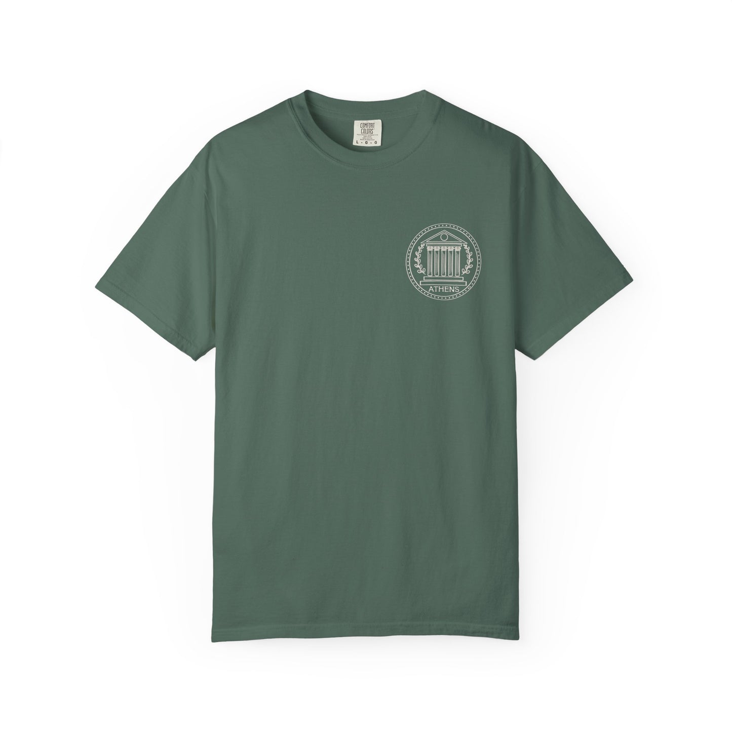 Athens Vintage Stamp Local Landmark Graphic Shirt