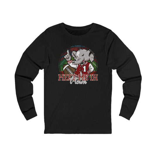 Meet Me in T-Town Alabama Football Mascot Long Sleeve Tee