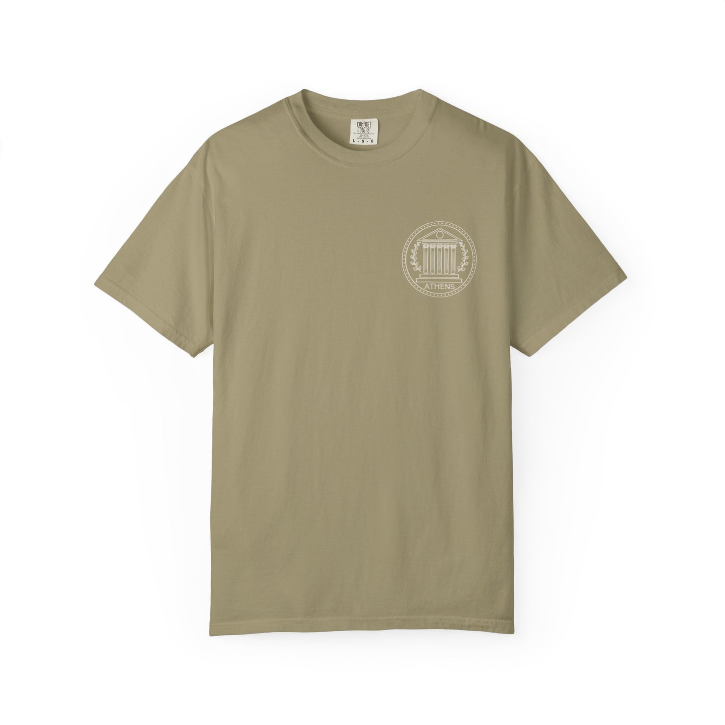 Athens Vintage Stamp Local Landmark Graphic Shirt