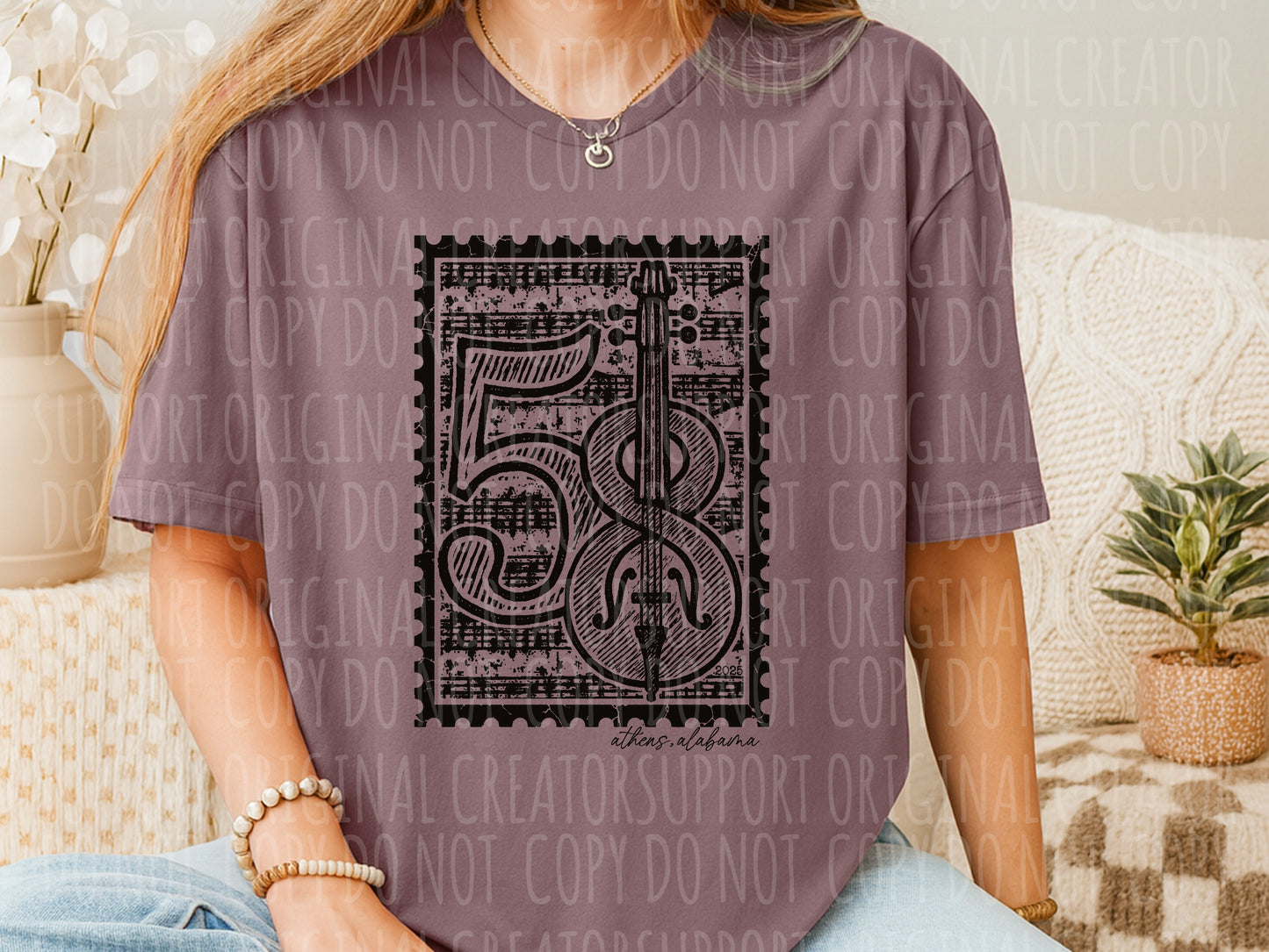 58th Fiddler's Weekend Vintage Music Stamp Tee