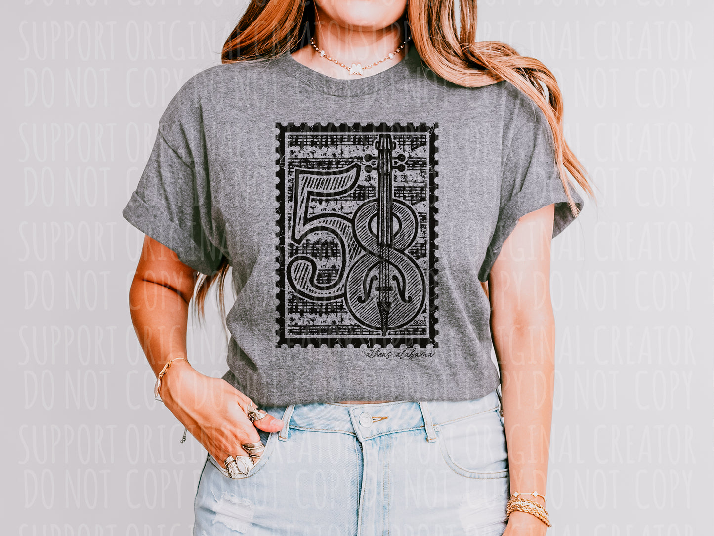 58th Fiddler's Weekend Vintage Music Stamp Tee