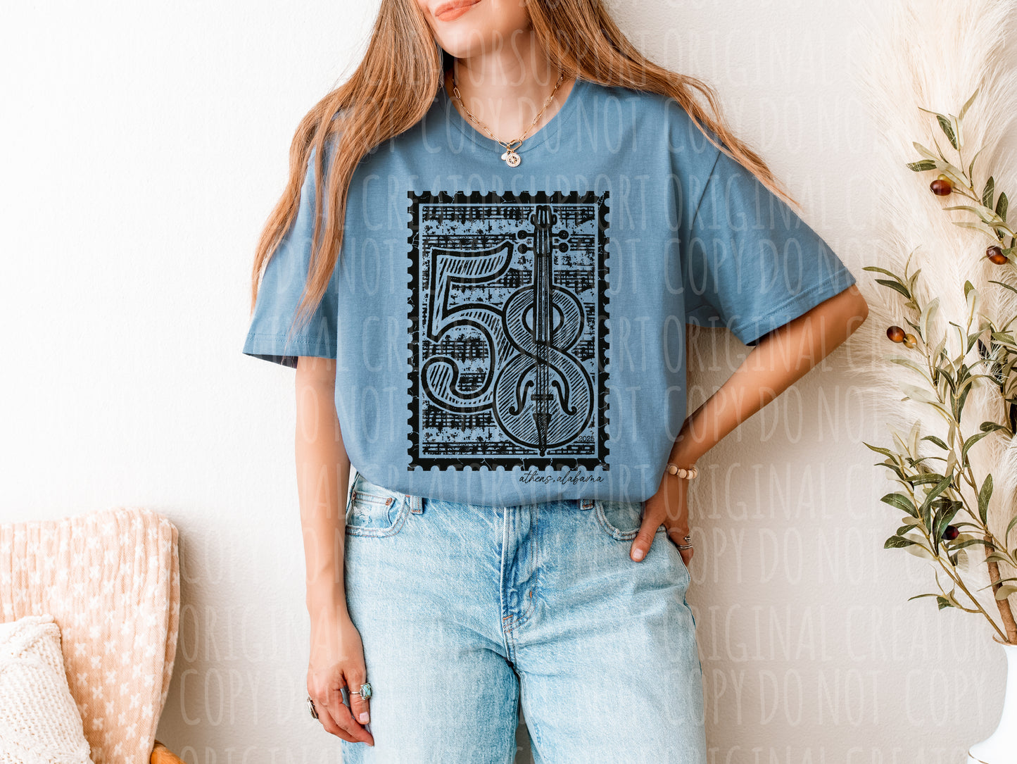 58th Fiddler's Weekend Vintage Music Stamp Tee