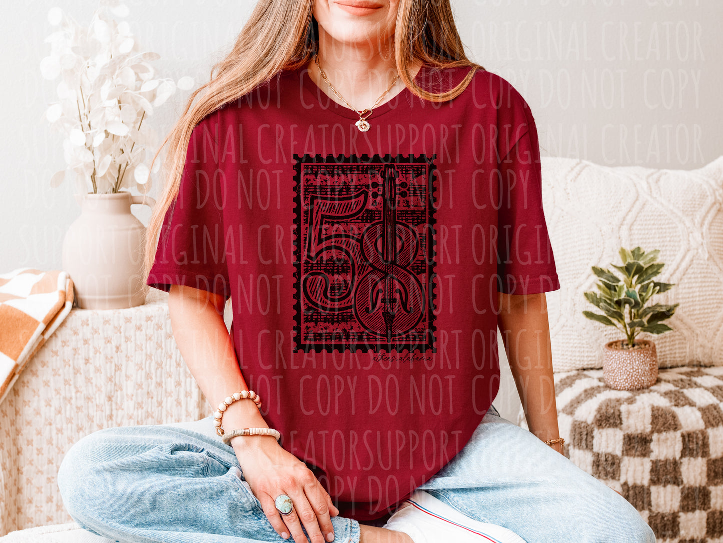58th Fiddler's Weekend Vintage Music Stamp Tee