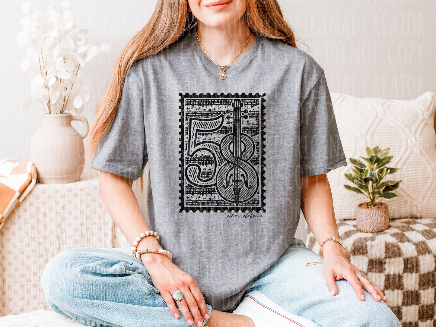 58th Fiddler's Weekend Vintage Music Stamp Tee