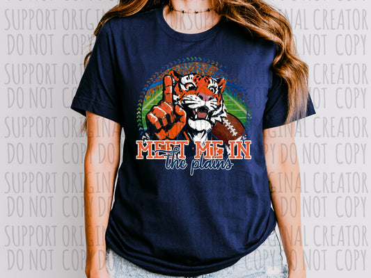 Meet Me in the Plains Auburn Football Mascot Tee