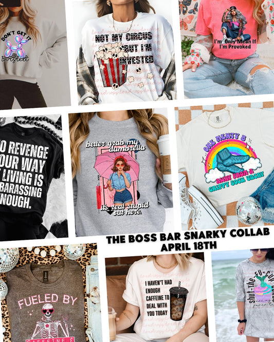 The Boss Bar Snarky Collab Digital Design Bundle