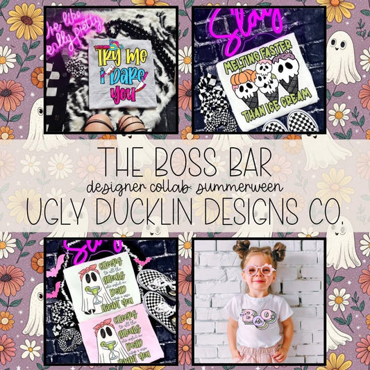 The Boss Bar Summerween Collab Digital Design Bundle