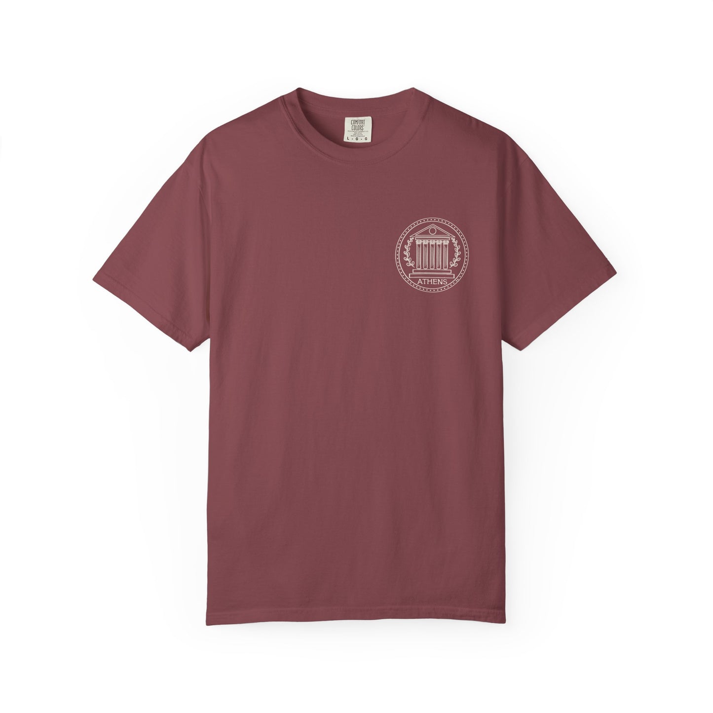 Athens Vintage Stamp Local Landmark Graphic Shirt