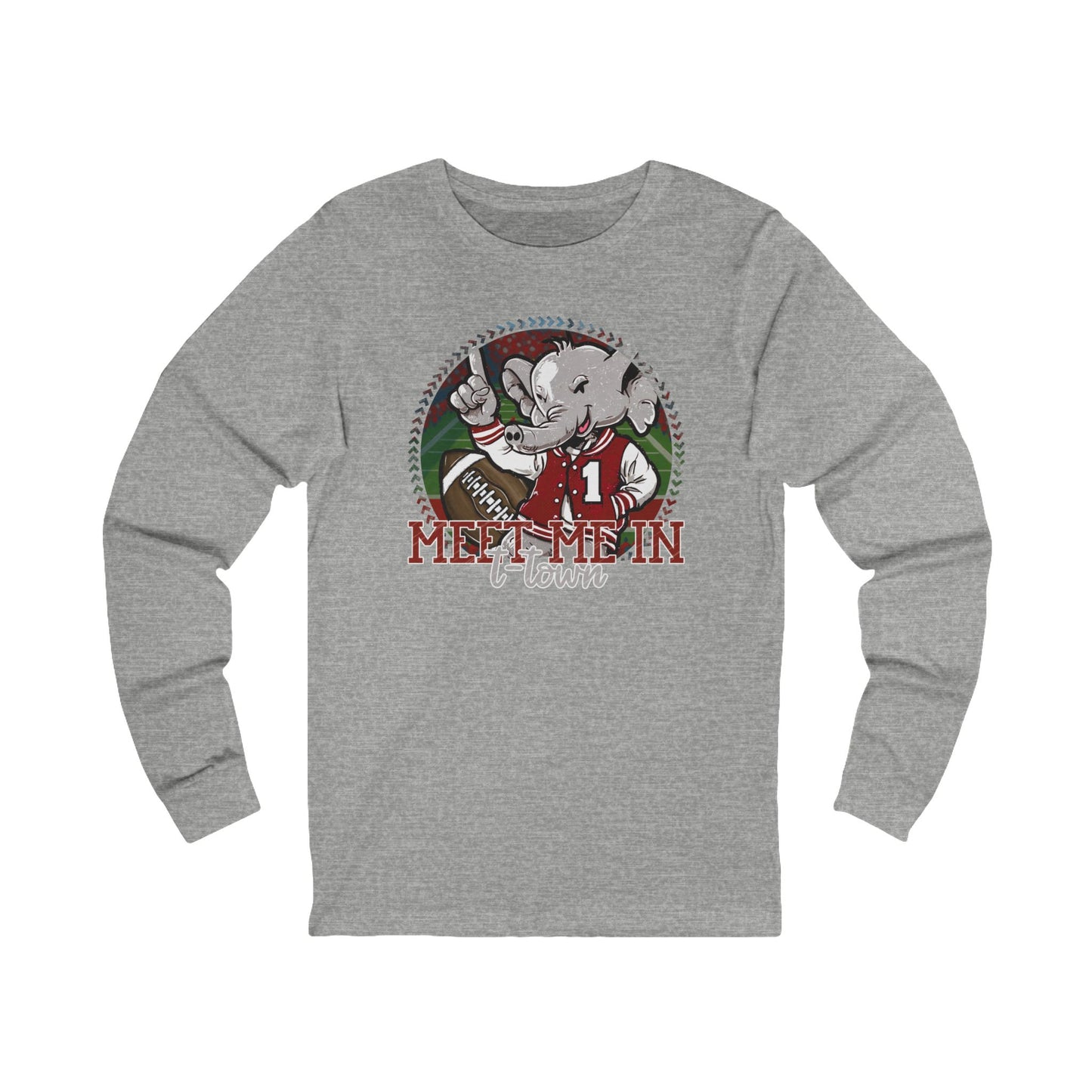Meet Me in T-Town Alabama Football Mascot Long Sleeve Tee