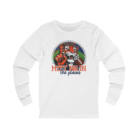 Meet Me in the Plains Auburn Football Mascot Long Sleeve Tee