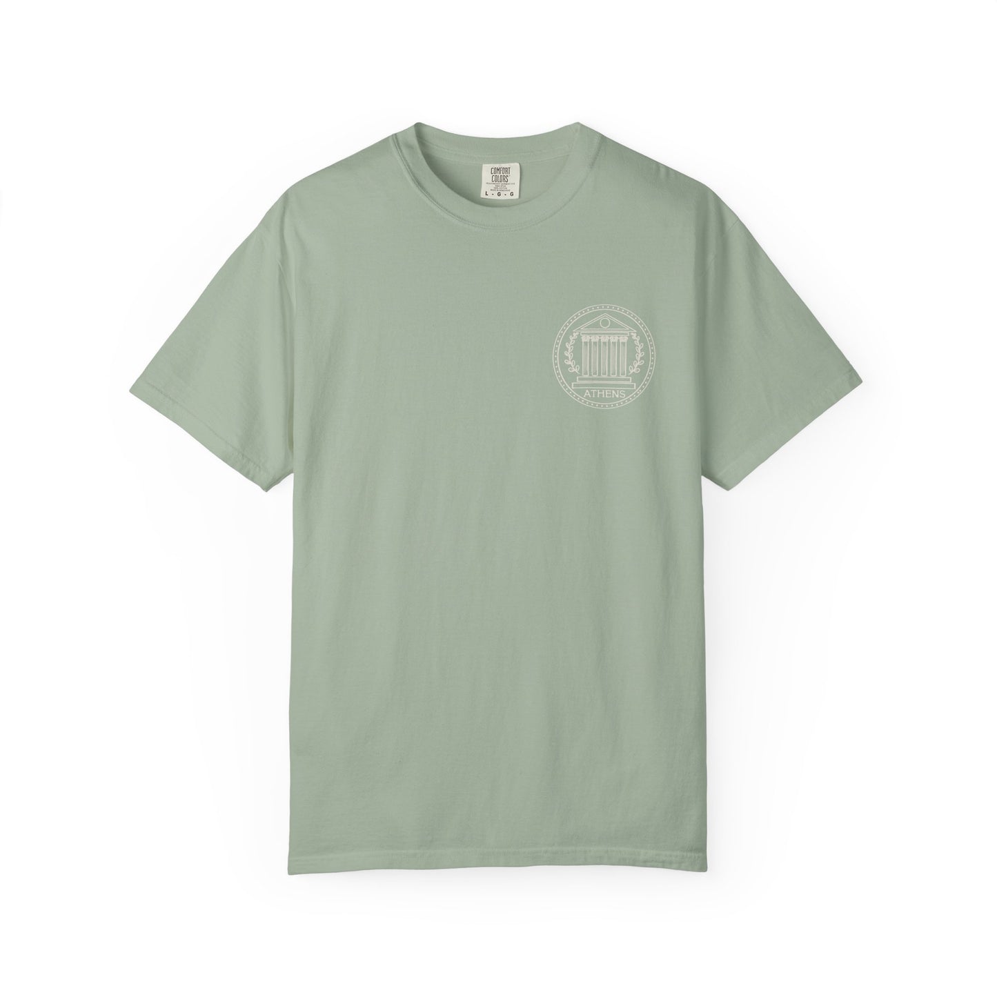 Athens Vintage Stamp Local Landmark Graphic Shirt