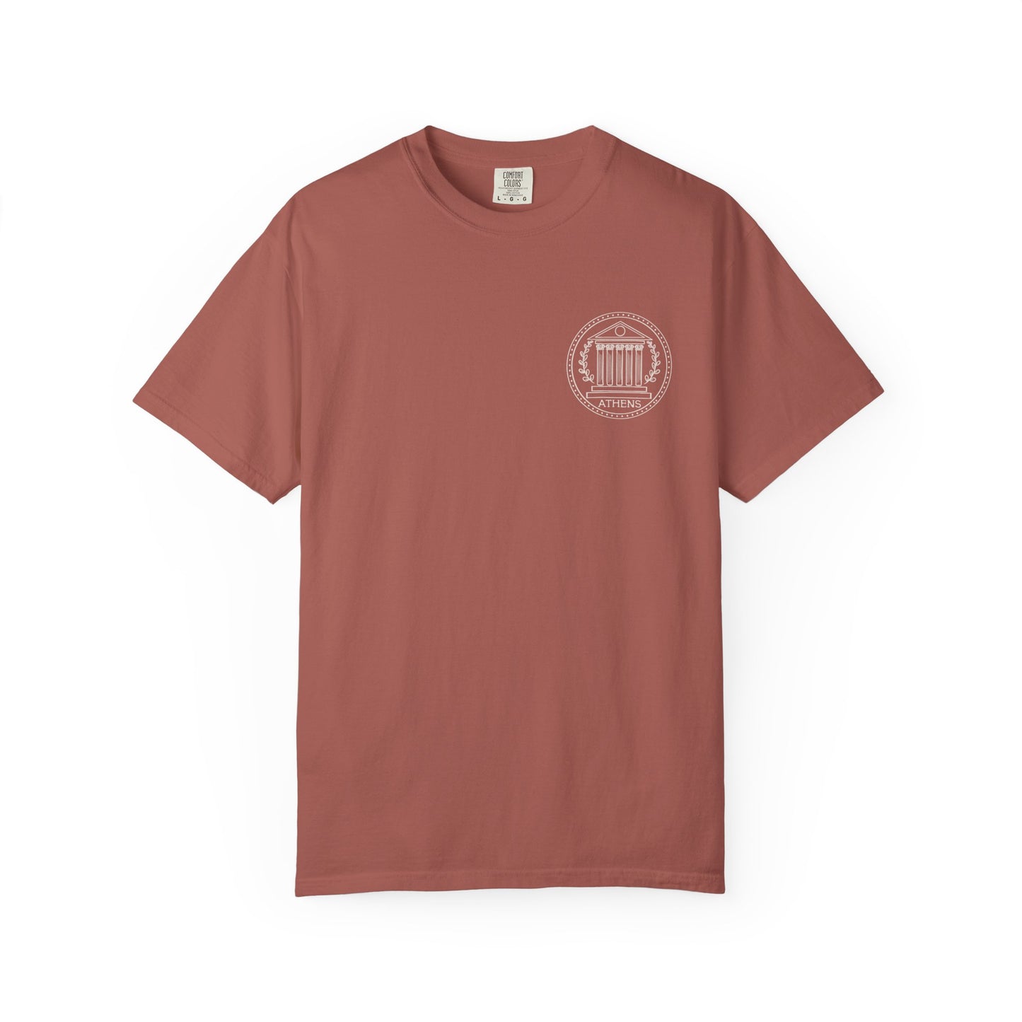 Athens Vintage Stamp Local Landmark Graphic Shirt
