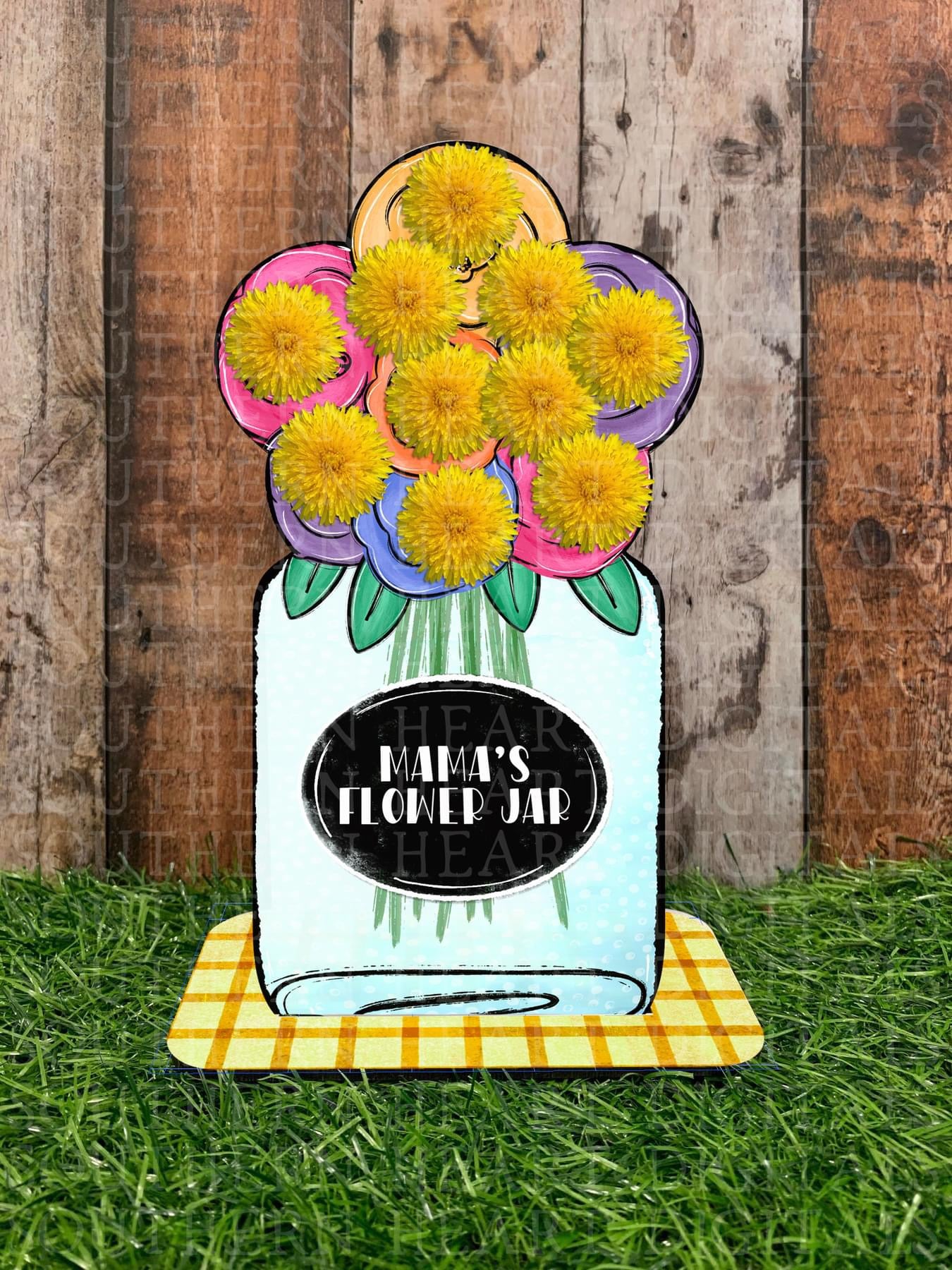 Picked Flower Holder with Base