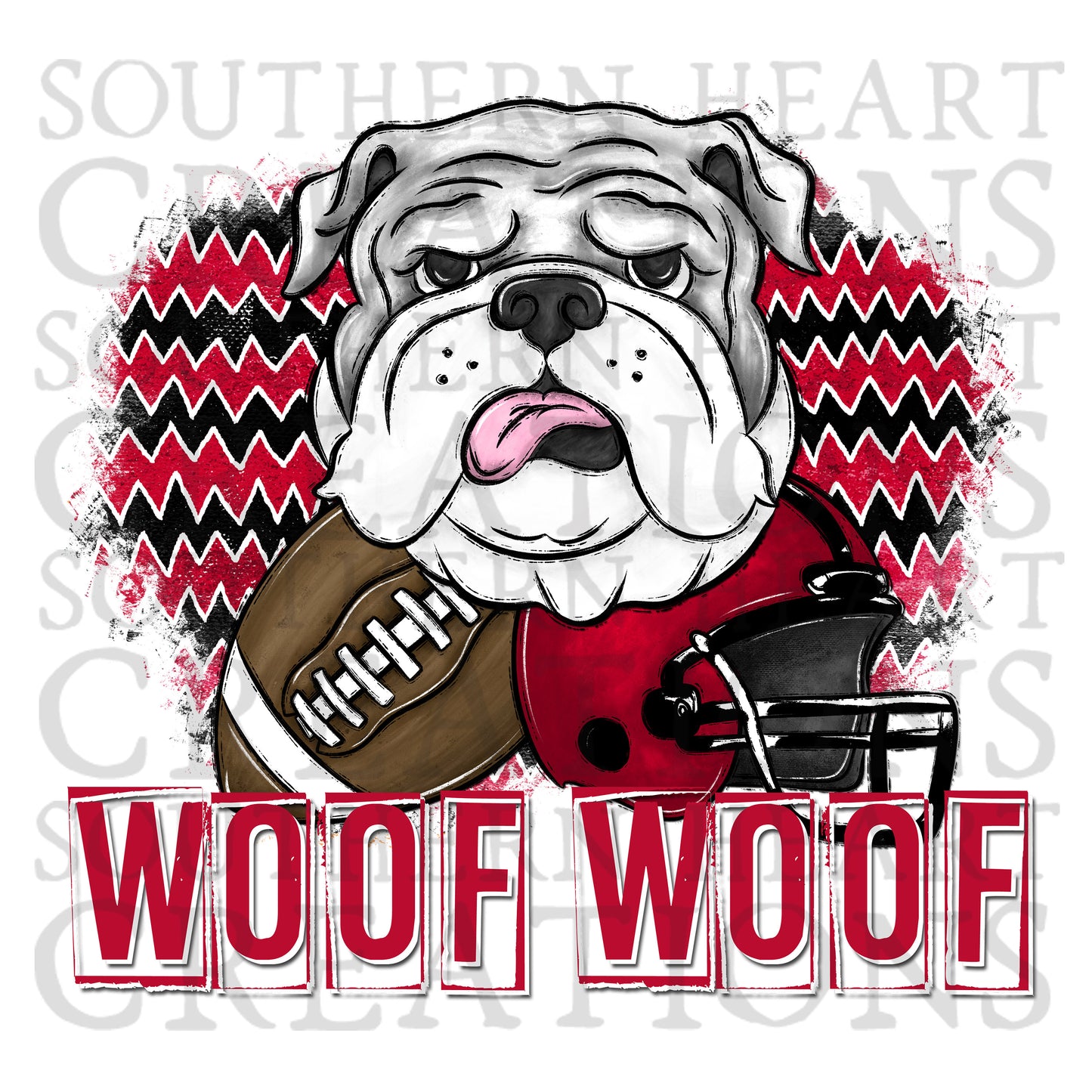 Woof Woof Georgia PNG Digital Download