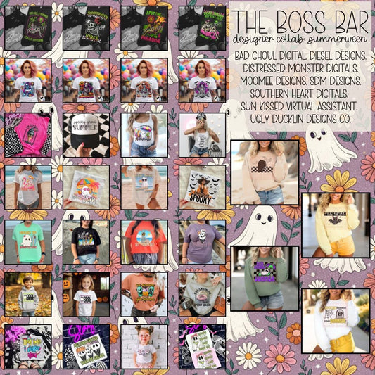The Boss Bar Summerween Collab Digital Design Bundle