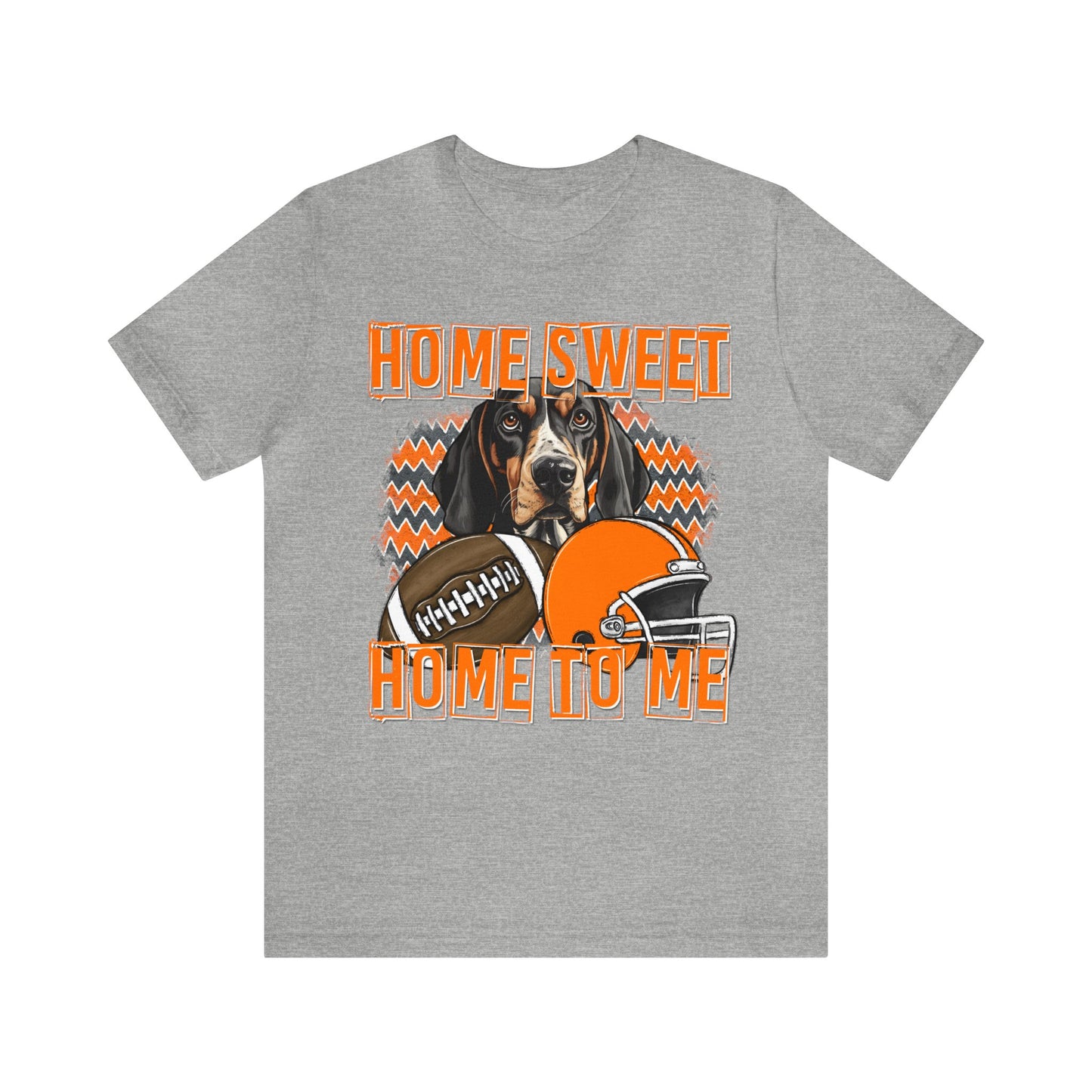 Home Sweet Home to Me Tennessee Football Volunteers Unisex Jersey Short Sleeve Tee