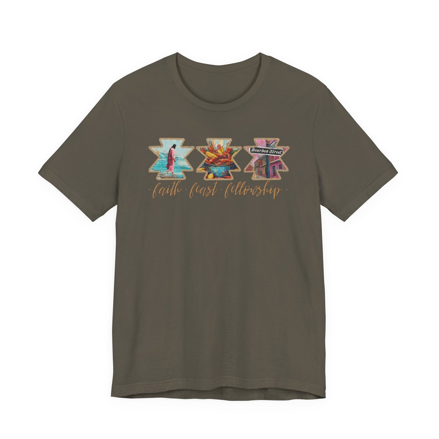 Faith Feast Fellowship Mardi Gras T-Shirt