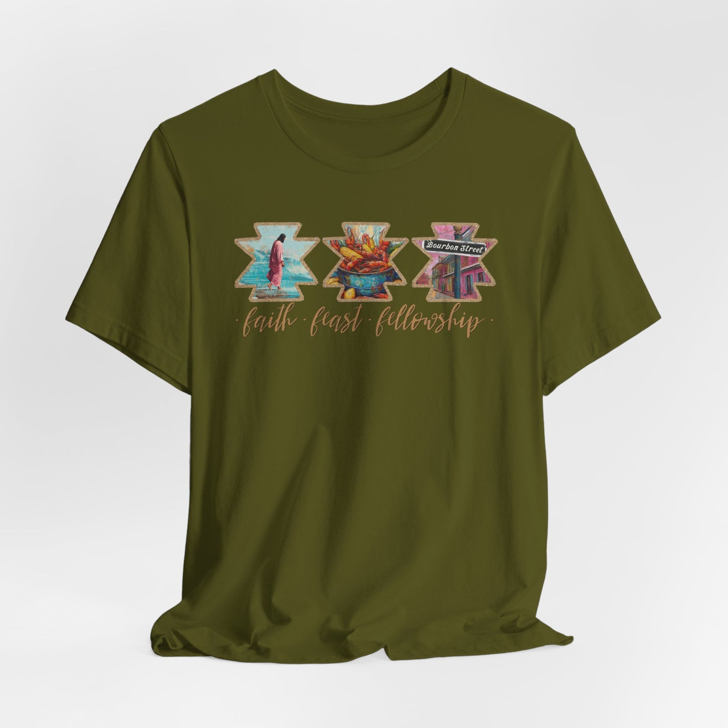 Faith Feast Fellowship Mardi Gras T-Shirt