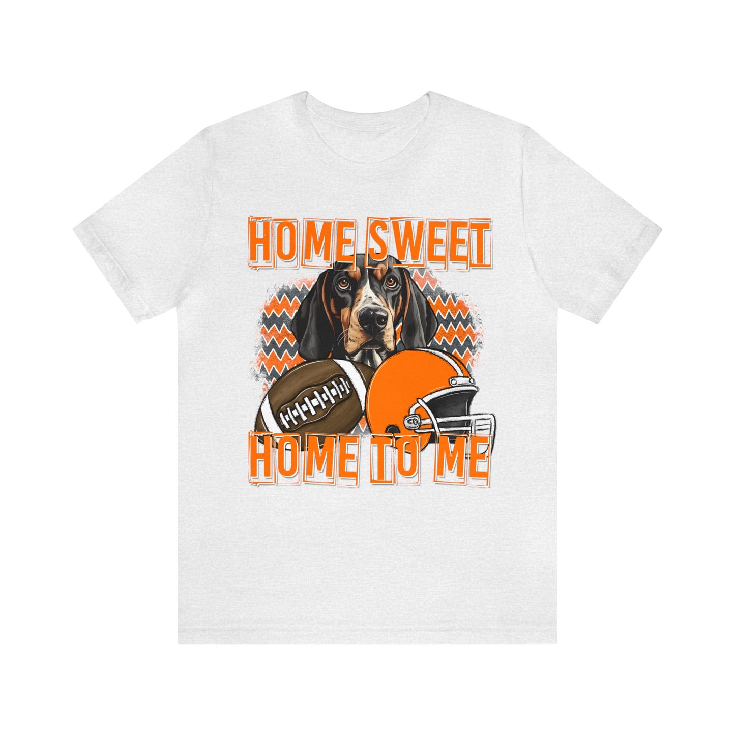 Home Sweet Home to Me Tennessee Football Volunteers Unisex Jersey Short Sleeve Tee