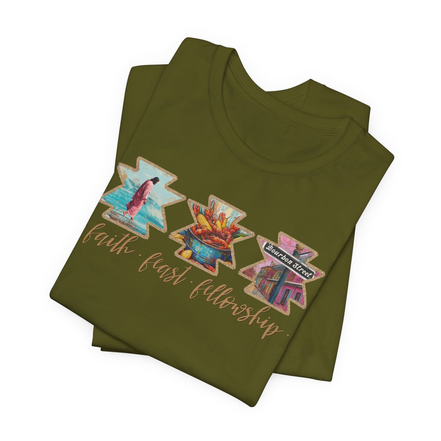 Faith Feast Fellowship Mardi Gras T-Shirt