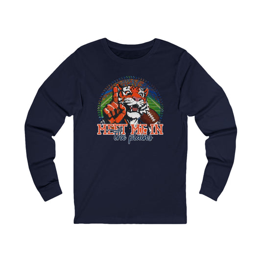 Meet Me in the Plains Auburn Football Mascot Long Sleeve Tee