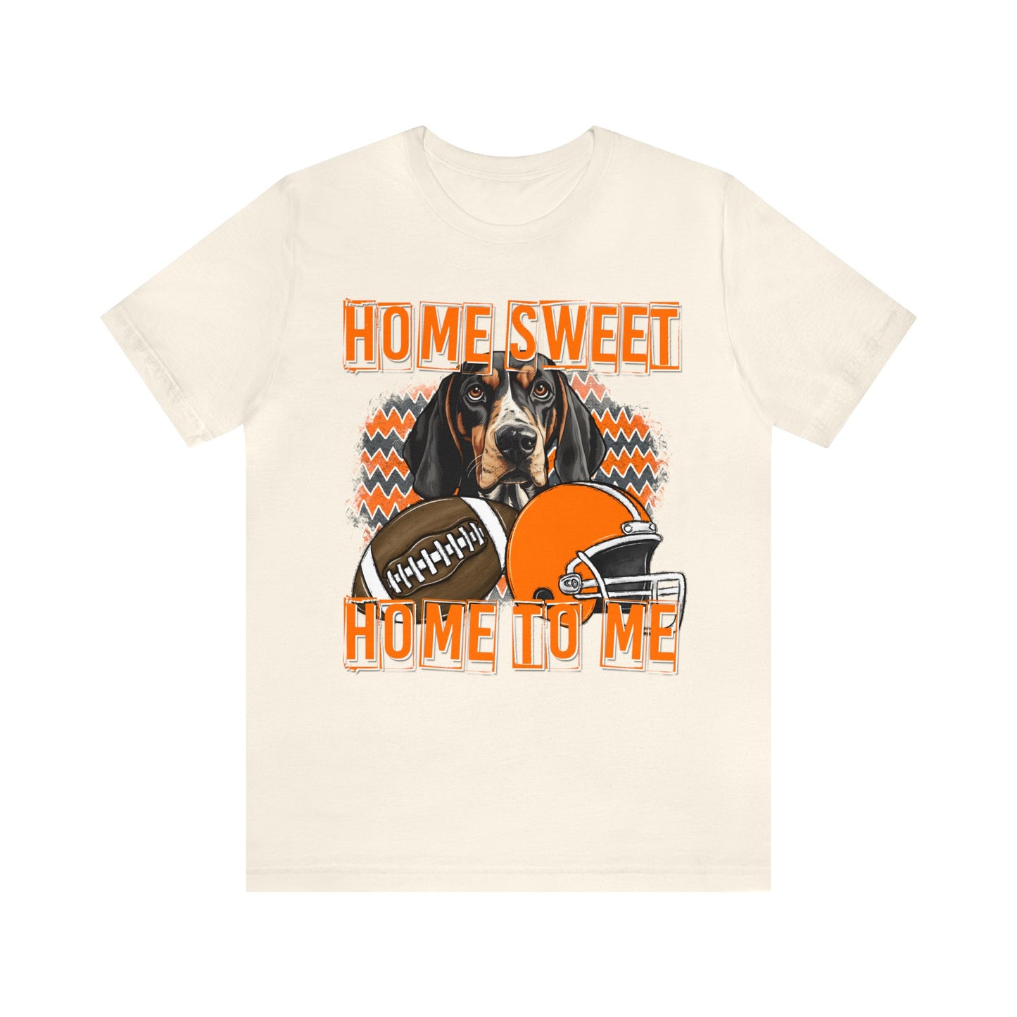 Home Sweet Home to Me Tennessee Football Volunteers Unisex Jersey Short Sleeve Tee