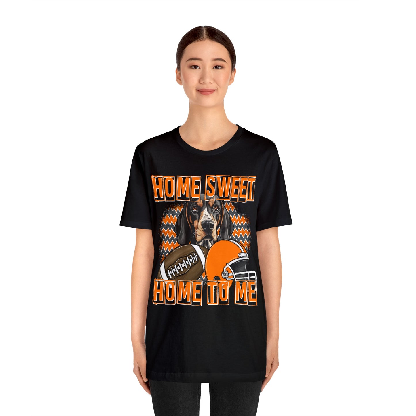 Home Sweet Home to Me Tennessee Football Volunteers Unisex Jersey Short Sleeve Tee