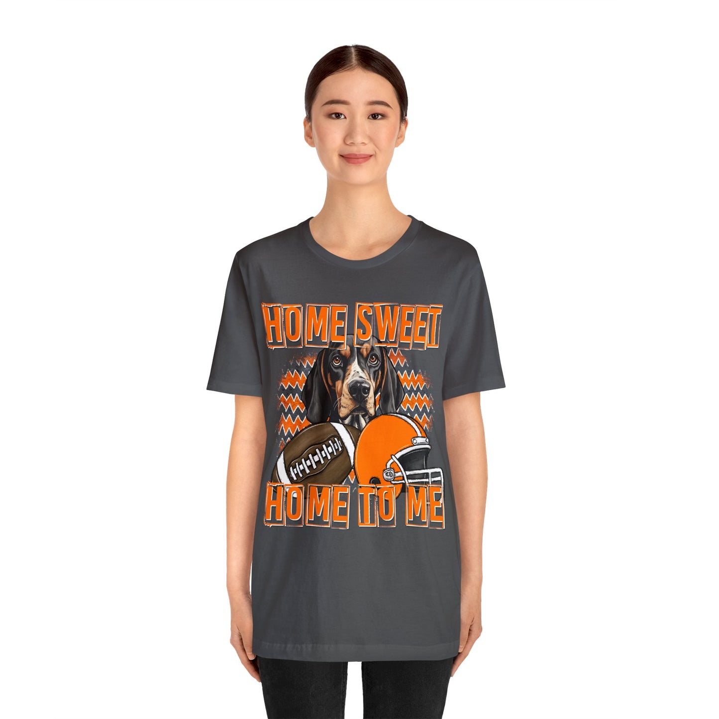 Home Sweet Home to Me Tennessee Football Volunteers Unisex Jersey Short Sleeve Tee