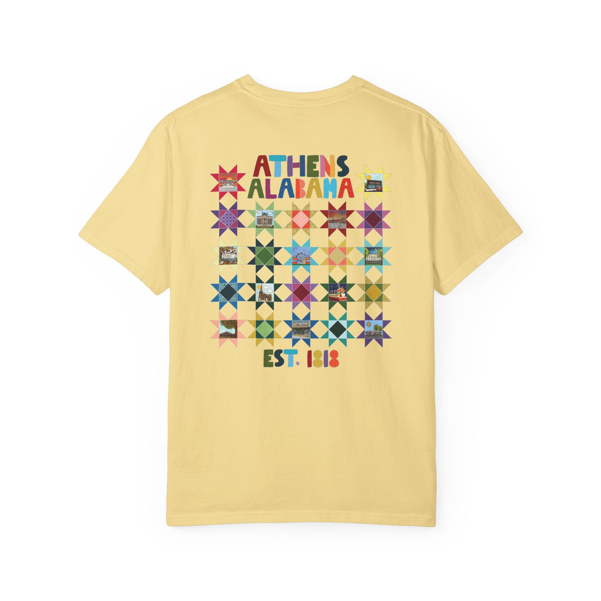 Athens, Alabama Quilt-Block T-Shirt