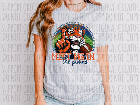 Meet Me in the Plains Auburn Football Mascot Tee
