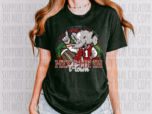 Meet Me in T-Town Alabama Football Mascot Tee