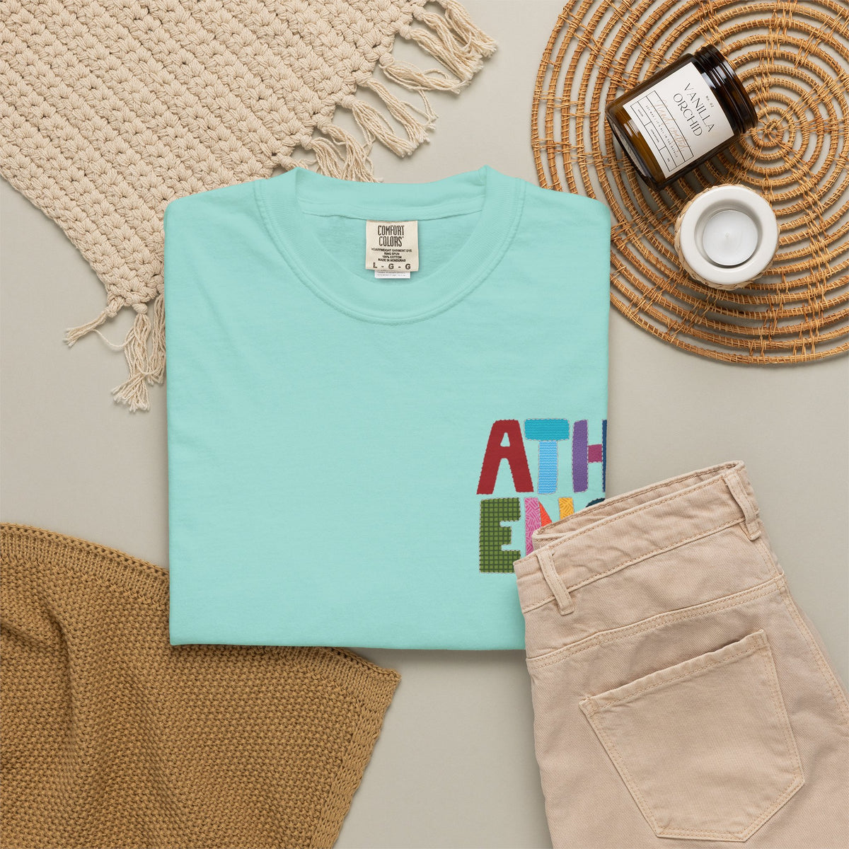 Athens, Alabama Quilt-Block T-Shirt