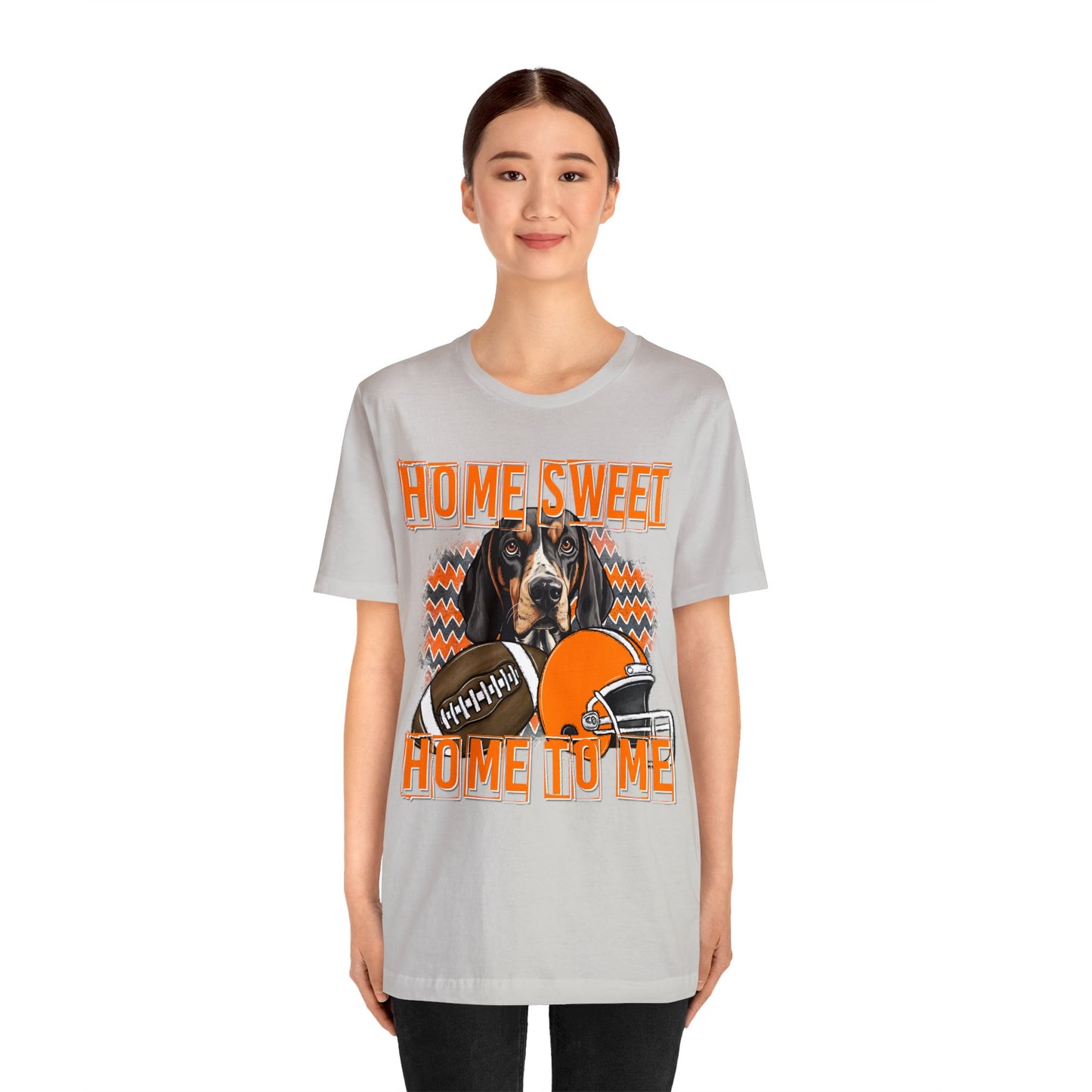 Home Sweet Home to Me Tennessee Football Volunteers Unisex Jersey Short Sleeve Tee