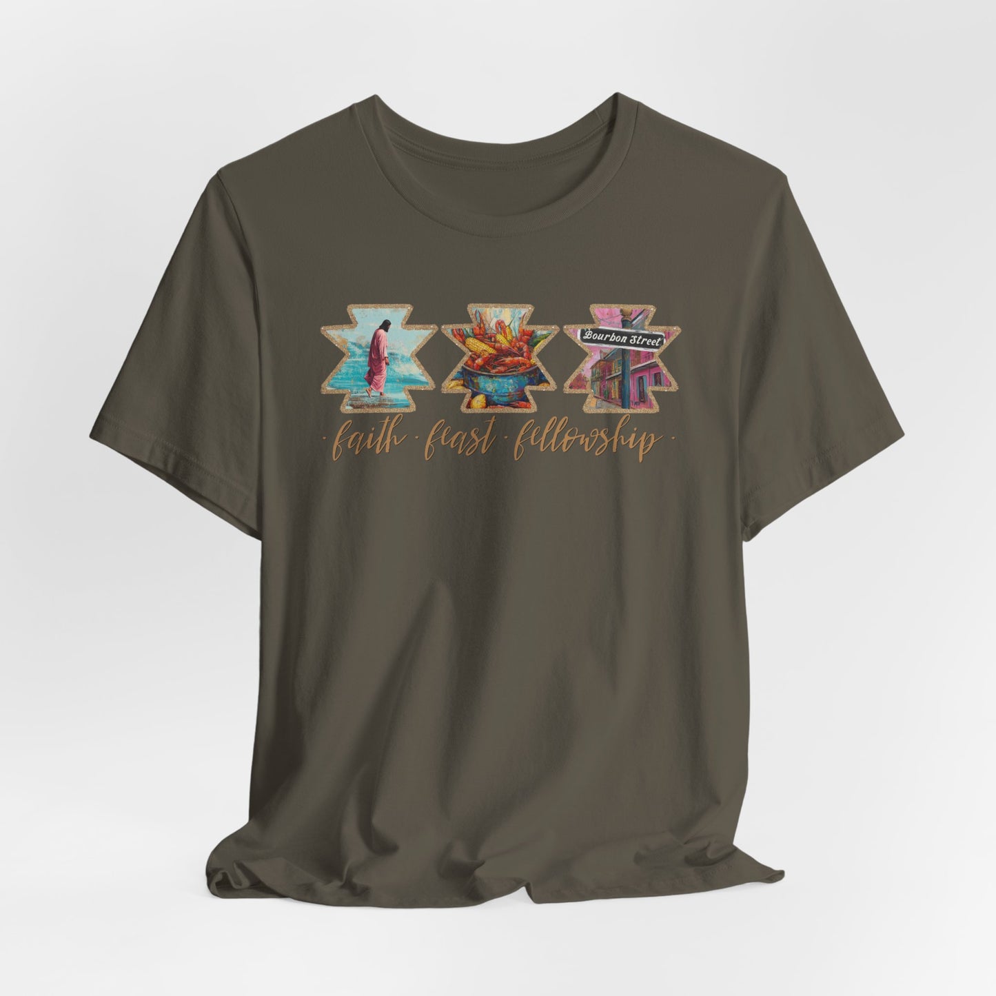 Faith Feast Fellowship Mardi Gras T-Shirt
