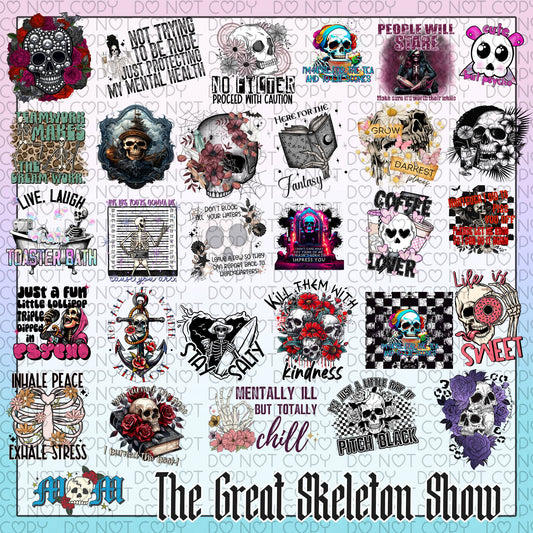 The Great Skeleton Show C.A.N. Digital Design Bundle