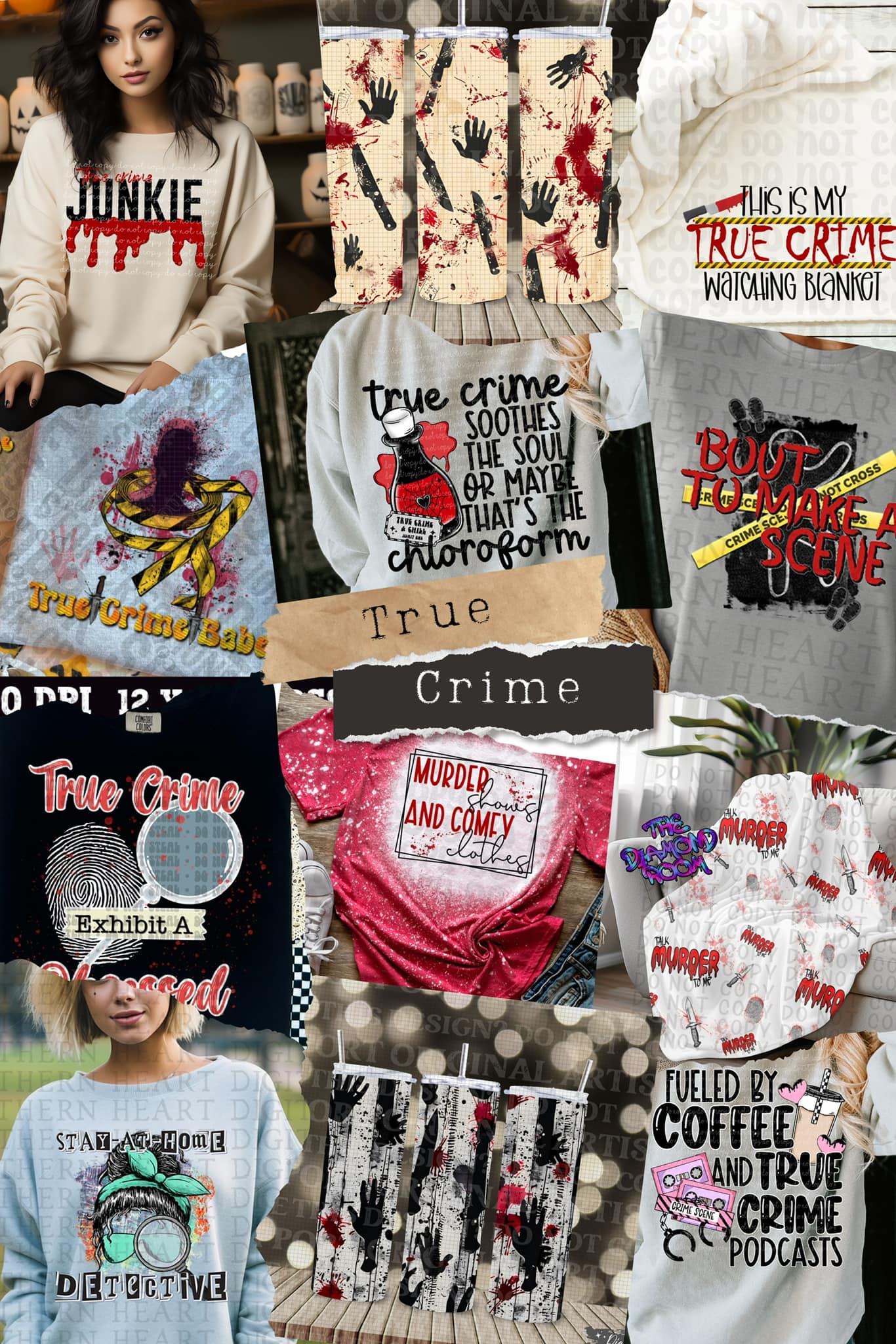 True Crime C.A.N. Digital Design Bundle