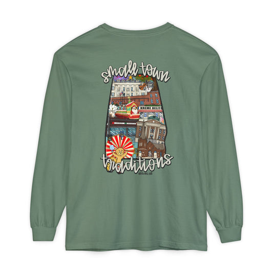 Small Town Traditions Athens, Alabama Graphic Long Sleeve Tee
