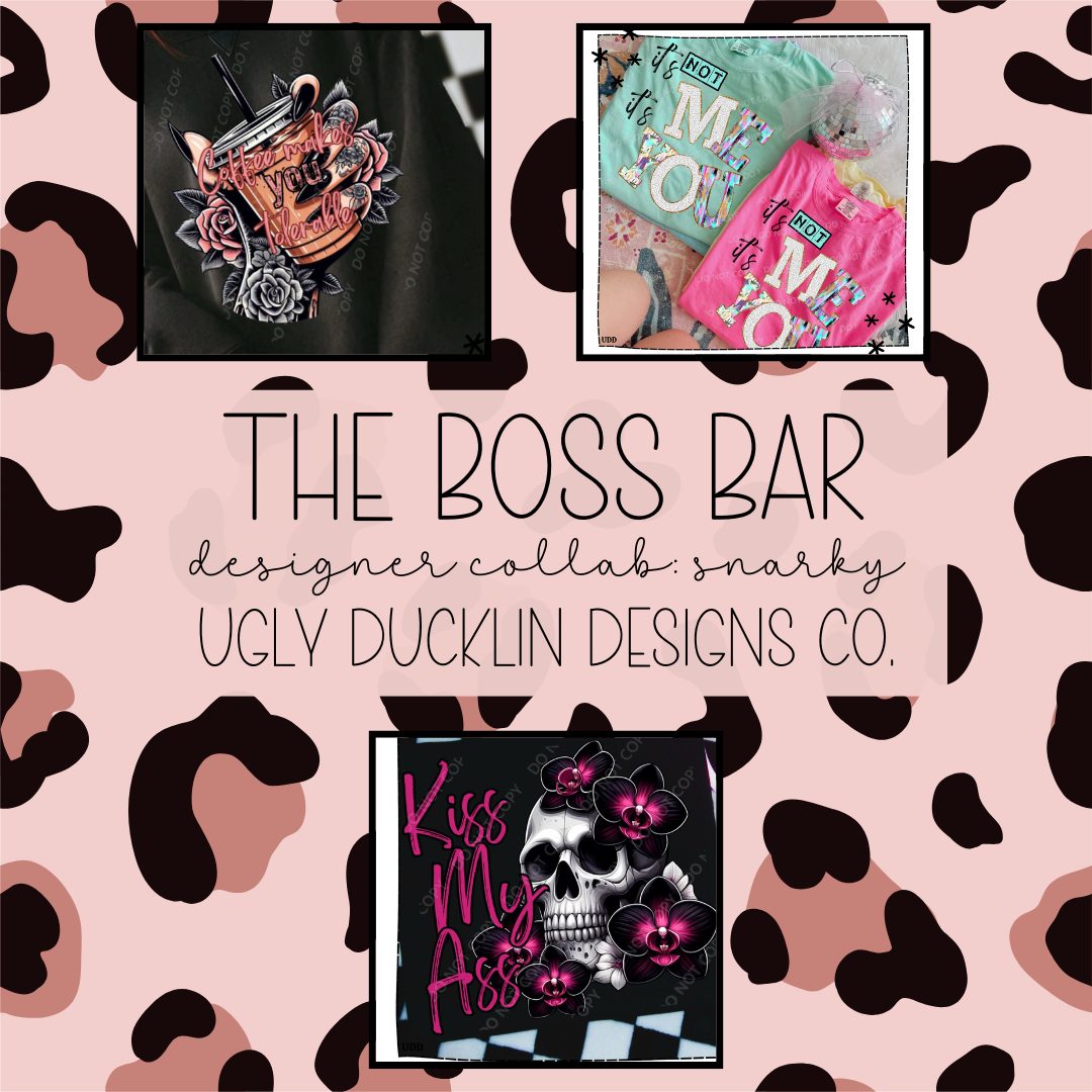 The Boss Bar Snarky Collab Digital Design Bundle