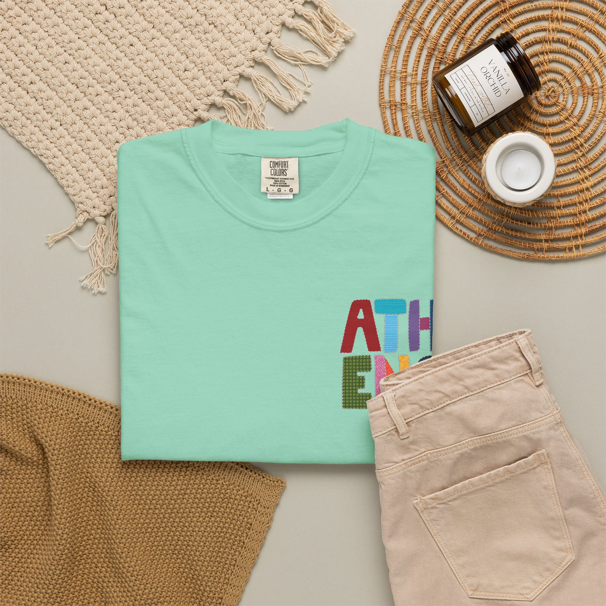 Athens, Alabama Quilt-Block T-Shirt