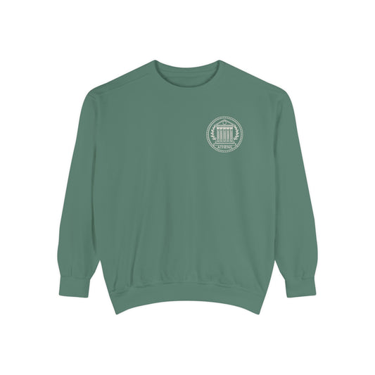 Athens Vintage Stamp Local Landmark Graphic Sweatshirt