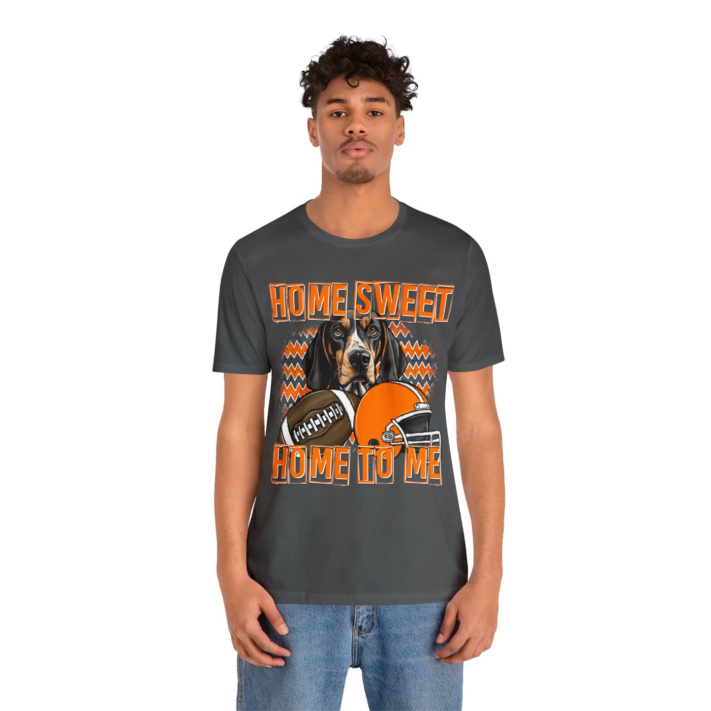 Home Sweet Home to Me Tennessee Football Volunteers Unisex Jersey Short Sleeve Tee