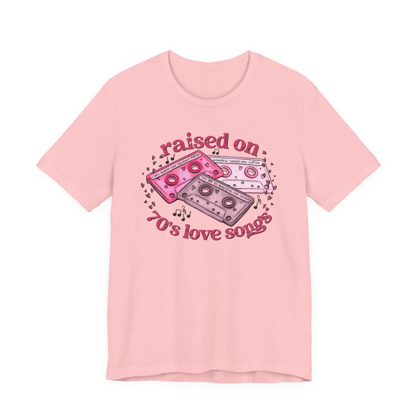 Raised on 70's Love Songs Valentine's Day Tee