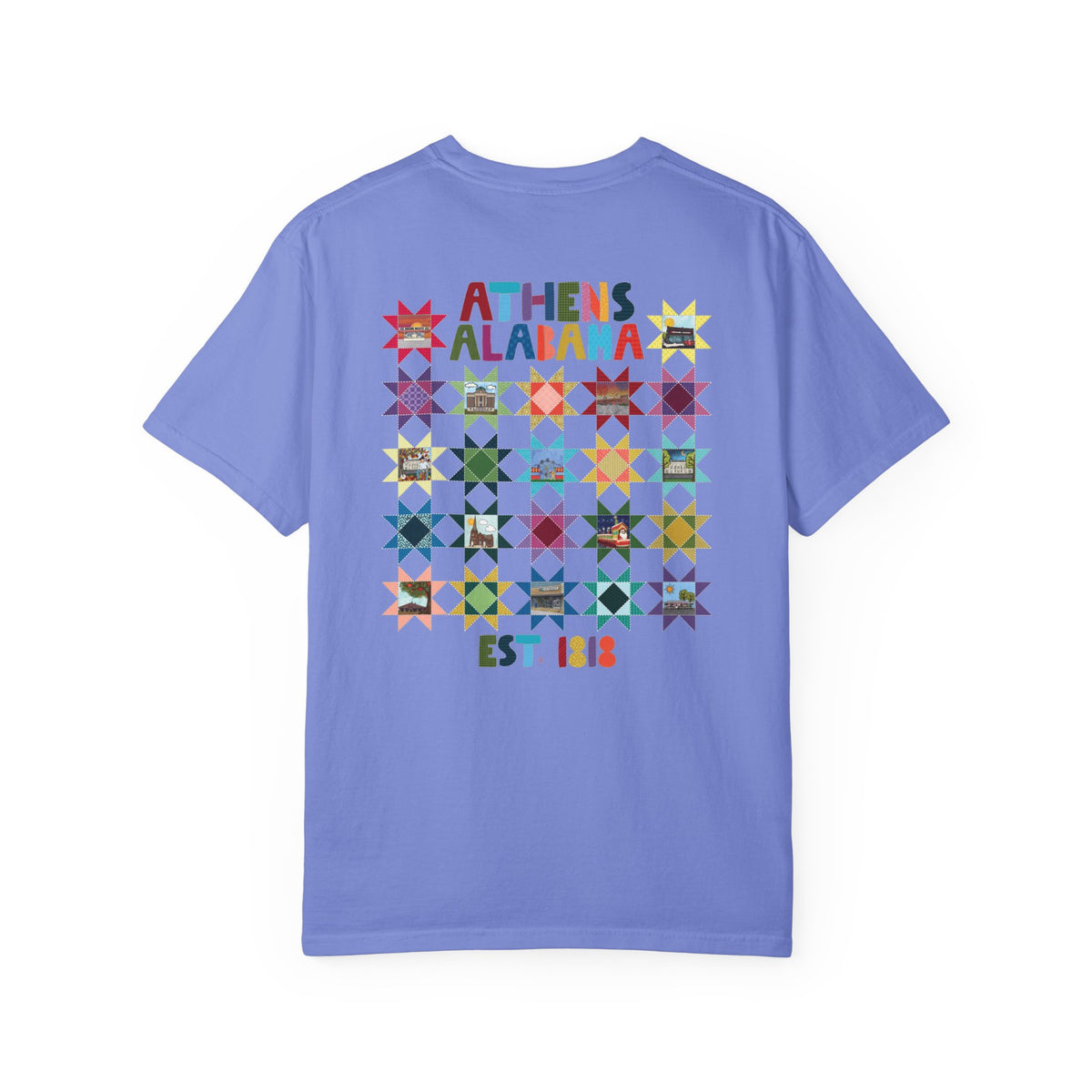 Athens, Alabama Quilt-Block T-Shirt