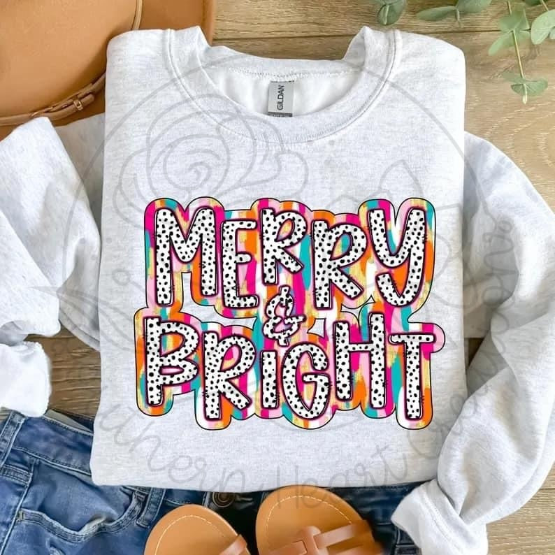 Merry & Bright Dots Shirt