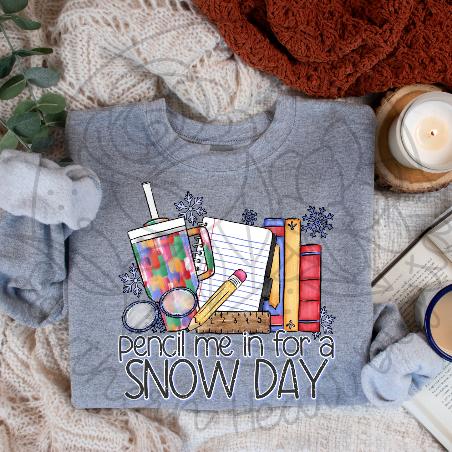 Pencil Me In For A Snow Day Shirt