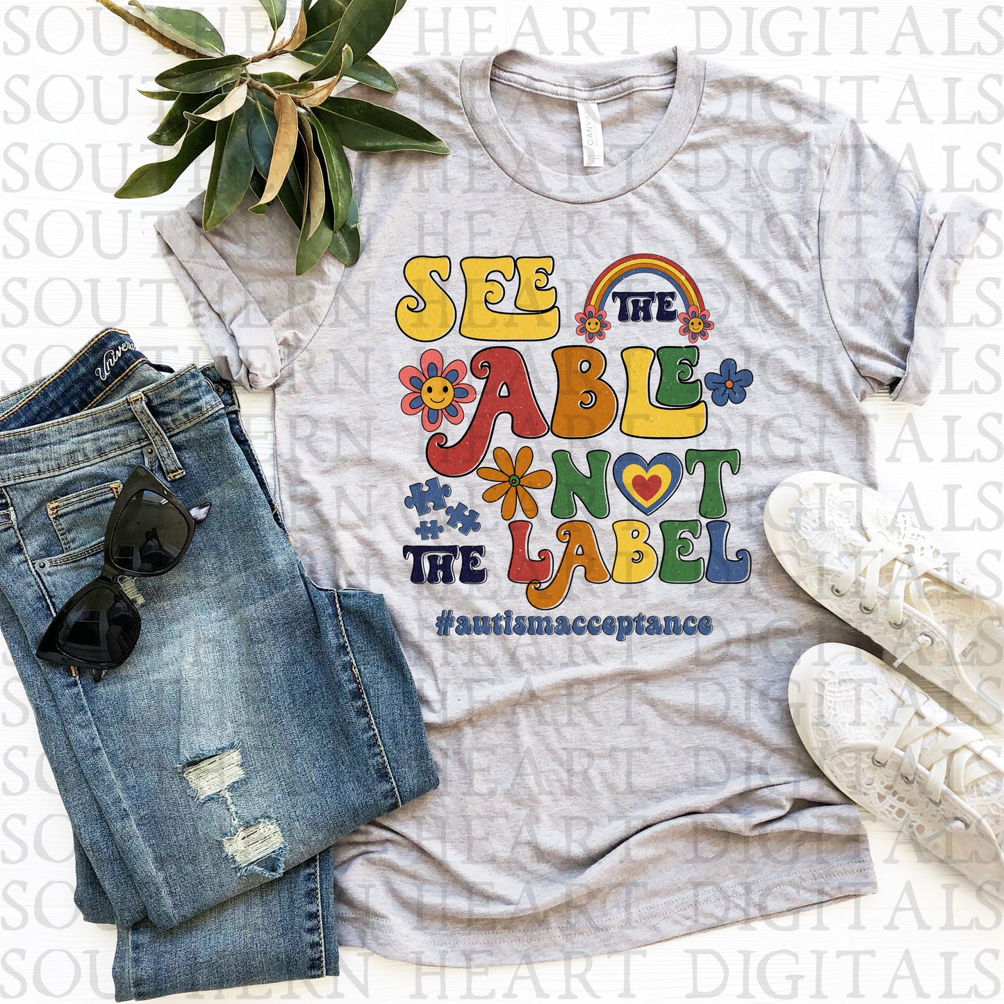 Autism Acceptance See The Able Not The Label Shirt