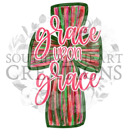 Grace Upon Grace PNG Digital Download