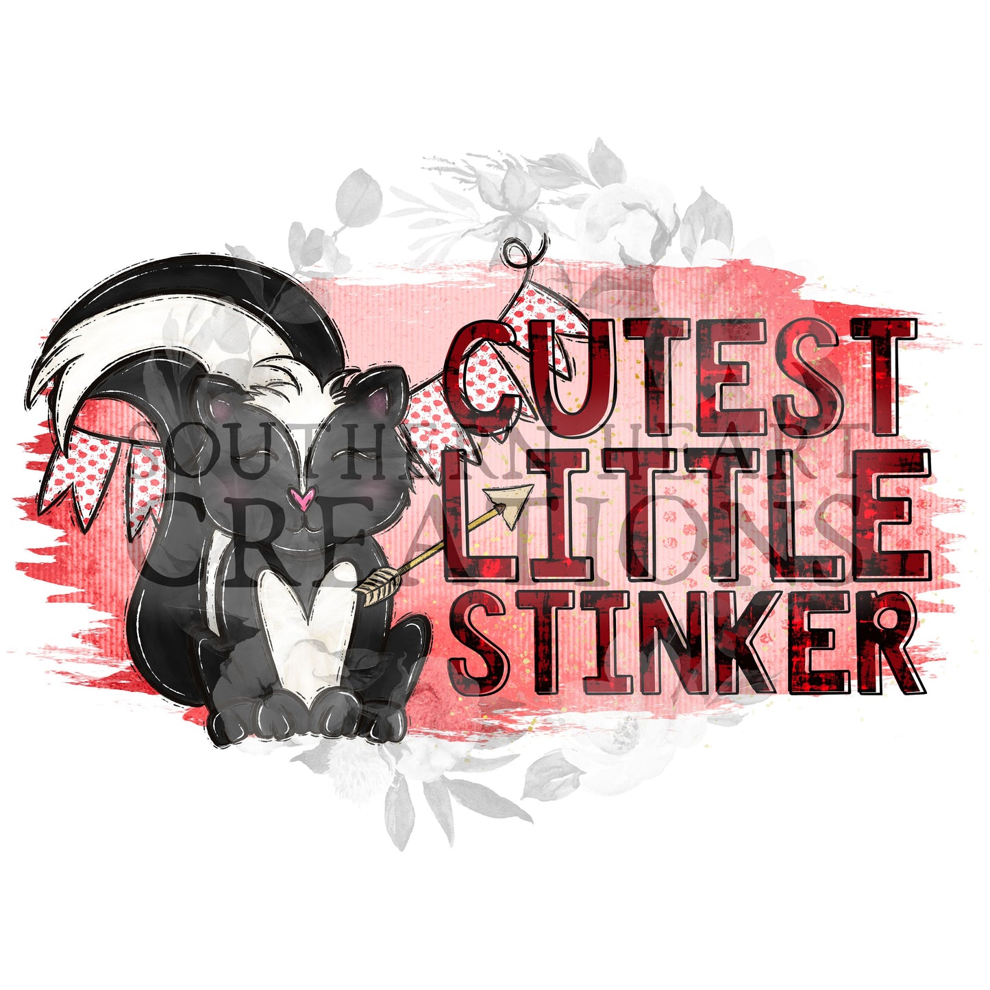 Cutest Little Stinker PNG Digital File